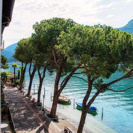Il Balcone Sul Lago By Quokka 360 - Historic Lakeside Flat In Morcote Exterior foto